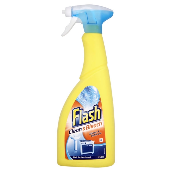 Flash Clean & Bleach Trigger Spray - 10 x 750ml - Redland Mobility
